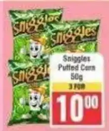 Frontline Sniggles Puffed Corn offer