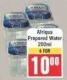 Frontline Africa Prepared Water offer