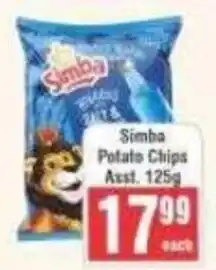 Frontline Simba Potato Chips Assorted offer