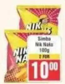 Frontline Simba Nik Naks offer