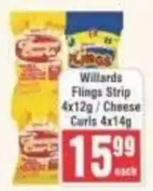 Frontline Willards Flings Strip Curls offer