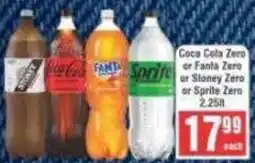 Frontline Coca Cola Zero or Fanta Zero or Stoney Zero or Sprite Zero offer