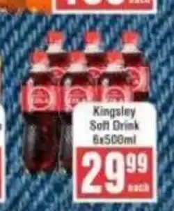 Frontline Kingsley Soft Drink offer