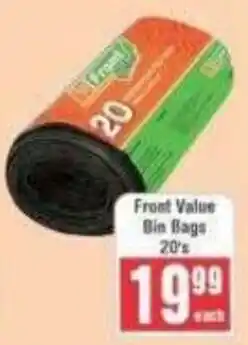 Frontline Front Value Bin Bags offer