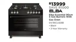 House & Home Elba Essential 90cm 5 Gas Burners With Gas Oven offer