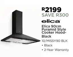 House & Home elica Elica 90cm Pyramid Style Cooker Hood-Black offer