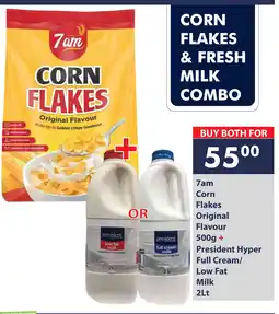 President Hyper 7am Corn Flakes Original Flavour offer