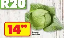 Shoprite Cabbage offer