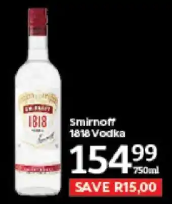 Oxford Freshmarket Smirnoff 1818 Vodka offer
