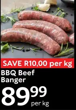 Oxford Freshmarket BBQ Beef Banger offer