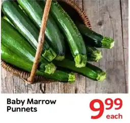 Oxford Freshmarket Baby Marrow Punnets offer