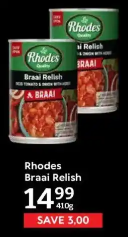 Oxford Freshmarket Rhodes Braai Relish offer
