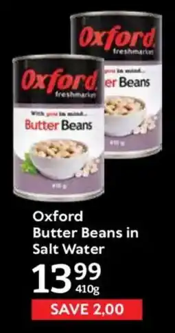 Oxford Freshmarket Oxford Butter Beans in Salt Water offer
