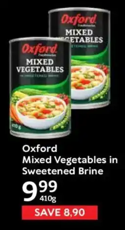 Oxford Freshmarket Oxford Mixed Vegetables in Sweetened Brine offer