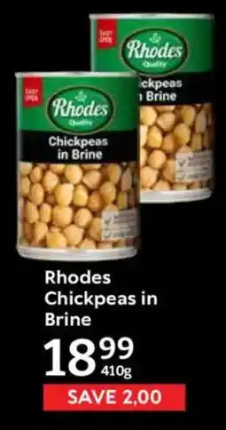 Oxford Freshmarket Rhodes Chickpeas in Brine offer