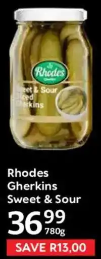 Oxford Freshmarket Rhodes Gherkins Sweet & Sour offer