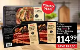 Oxford Freshmarket Oxford Pork Sausages offer