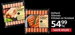 Oxford Freshmarket Oxford Viennas Chicken or Smoked offer