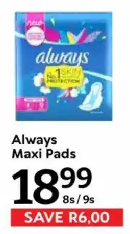 Oxford Freshmarket Always Maxi Pads offer