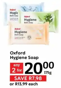 Oxford Freshmarket Oxford Hygiene Soap offer