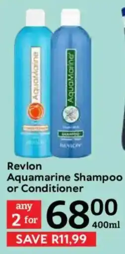 Oxford Freshmarket Revlon Aquamarine Shampoo or Conditioner offer