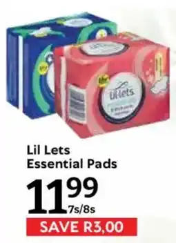 Oxford Freshmarket Lil Lets Essential Pads offer