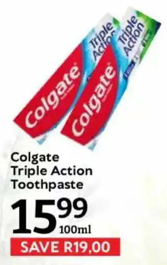 Oxford Freshmarket Colgate Triple Action Toothpaste offer