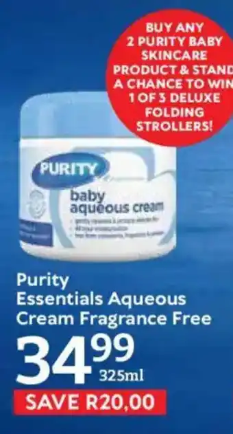 Oxford Freshmarket Purity Essentials Aqueous Cream Fragrance Free offer