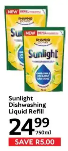 Oxford Freshmarket Sunlight Dishwashing Liquid Refill offer
