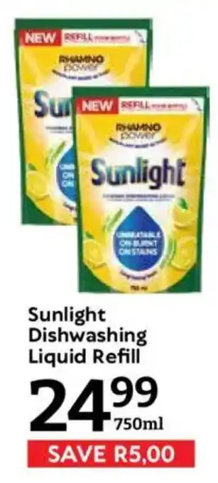 Oxford Freshmarket Sunlight Dishwashing Liquid Refill offer