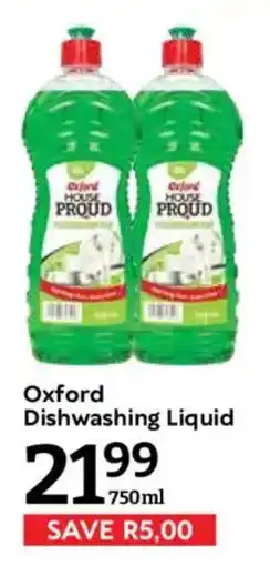Oxford Freshmarket Oxford Dishwashing Liquid offer