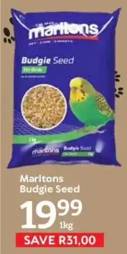 Oxford Freshmarket Marltons Budgie Seed offer