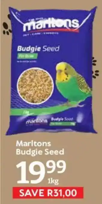 Oxford Freshmarket Marltons Budgie Seed offer
