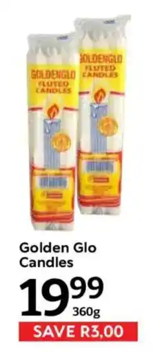 Oxford Freshmarket Golden Glo Fluted Candles offer