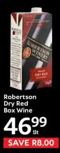 Oxford Freshmarket Robertson Dry Red Box Wine offer