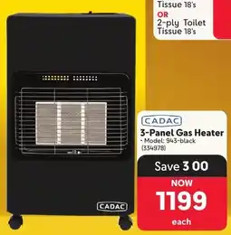 Makro CADAC 3-Panel Gas Heater offer