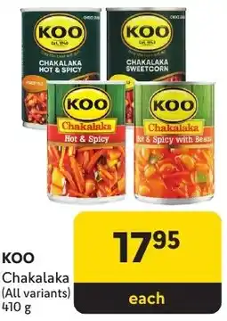 Makro KOO Chakalaka offer