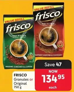 Makro Frisco Granules or Original offer
