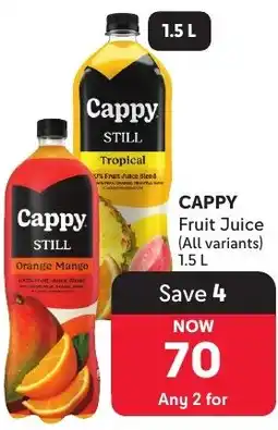 Makro Cappy STILL Fruit Juice offer