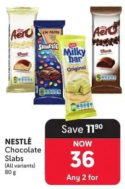 Makro Nestlé Chocolate Slabs offer