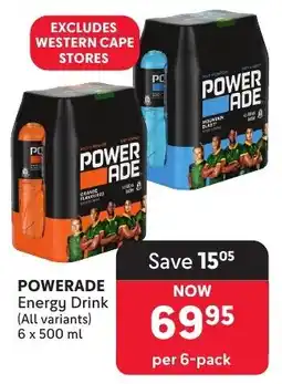 Makro POWERADE Energy Drink offer