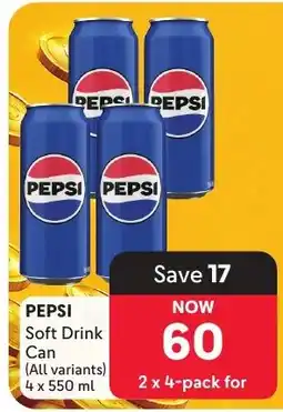 Makro PEPSI Soft Drink Can offer