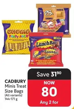 Makro Cadbury Minis Treat Size Bags offer