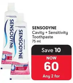 Makro SENSODYNE Cavity + Sensitivity Toothpaste offer