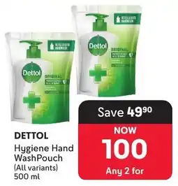 Makro DETTOL Hygiene Hand WashPouch offer