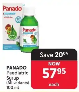 Makro PANADO Paediatric Syrup offer