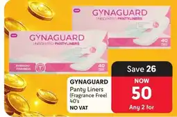 Makro GYNAGUARD Panty Liners (Fragrance Free) offer