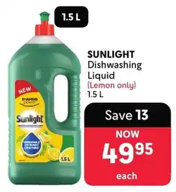 Makro Sunlight Dishwashing Liquid offer