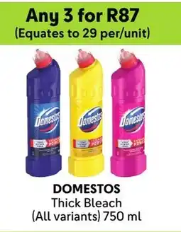 Makro Domestos Thick Bleach offer