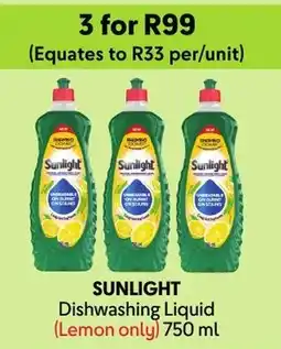 Makro Sunlight Dishwashing Liquid offer